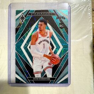 Victor Wembanyama Phoenix Paragon teal Lazer #13 mint condition rare